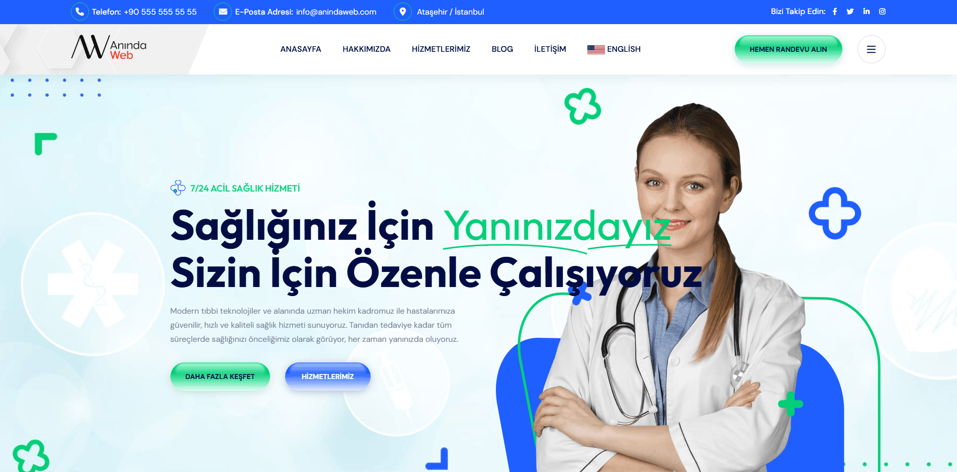 Hastane & Klinik Template