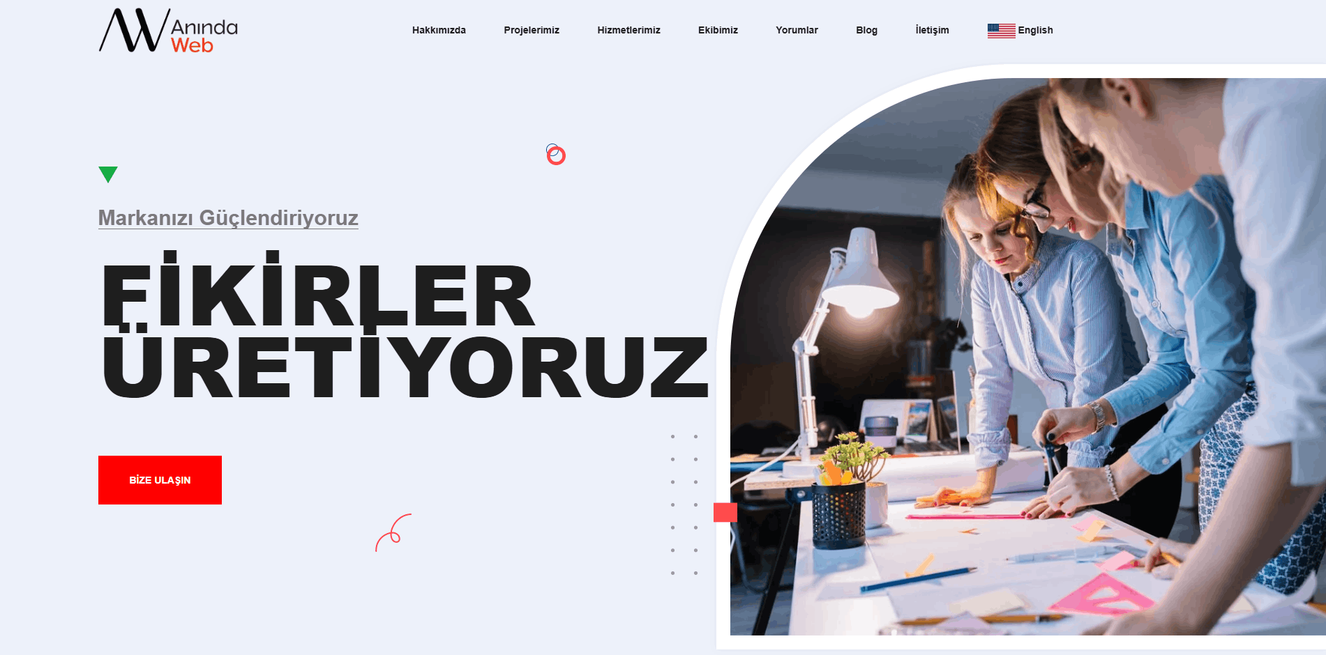 Kurumsal 2 (Onepage) Template