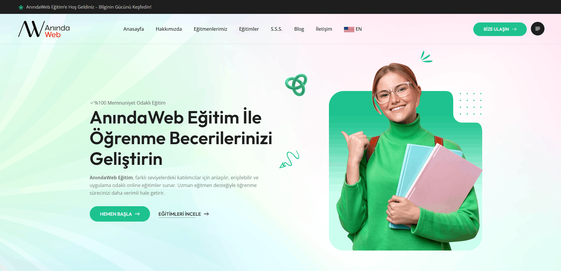 Eğitim Sitesi Template